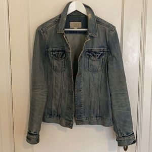 Allsaints Kiku Distressed Denim Jacket